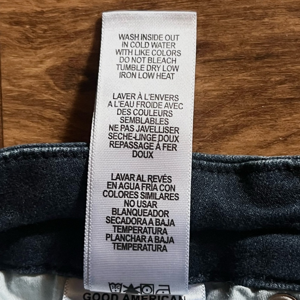 Good American Good Legs Skinny Jeans Style Gliostof Blue 600 - Picture 8 of 9